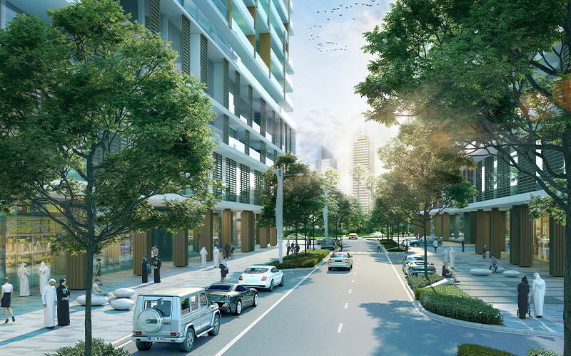 landscape design Wasl1, Dubai, UAE