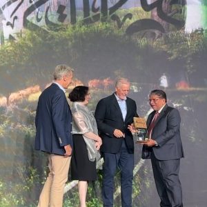 Cracknell wins Lifetime Achievement Award at the Landscape ME Awards 2023 for Museum of the Future Dubai